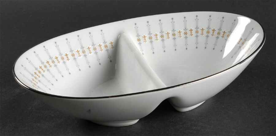 Tiffany 10" Oval Divided Vegetable Bowl by Noritake-1