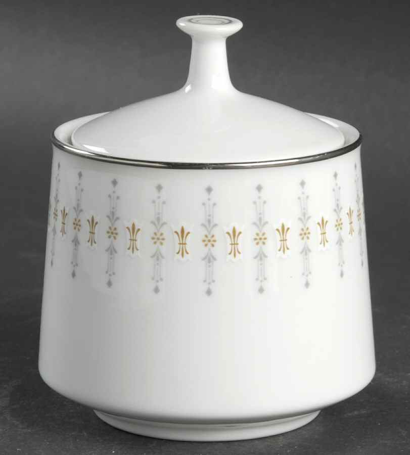 Tiffany Sugar Bowl & Lid by Noritake-1