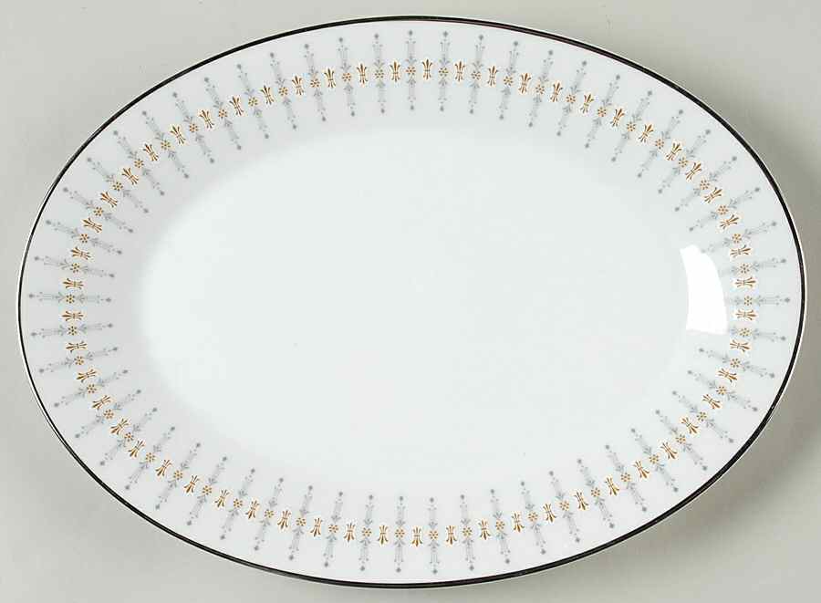 Tiffany 12" Oval Serving Platter by Noritake-1