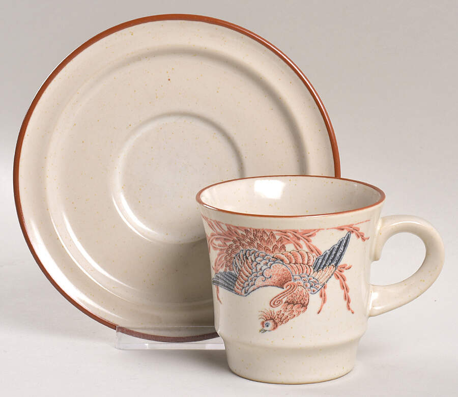 Tijuana Flat Cup & Saucer Set by Noritake-1