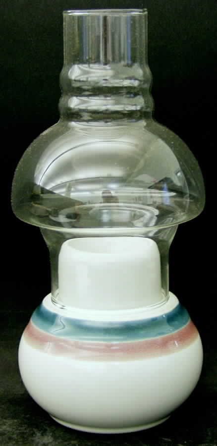 Timberlake Hurricane Lamp & Globe by Noritake-1