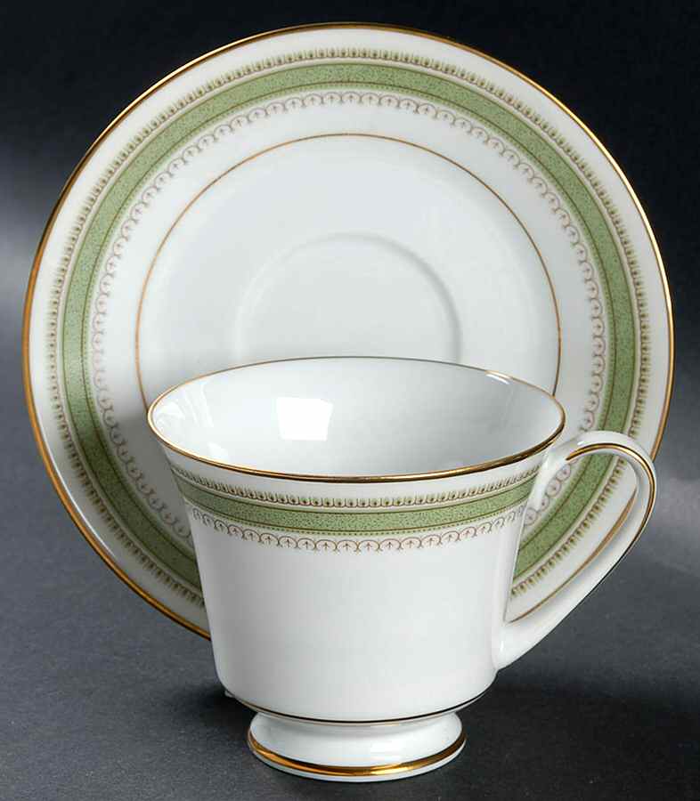Tisdale Footed Cup & Saucer Set by Noritake-1