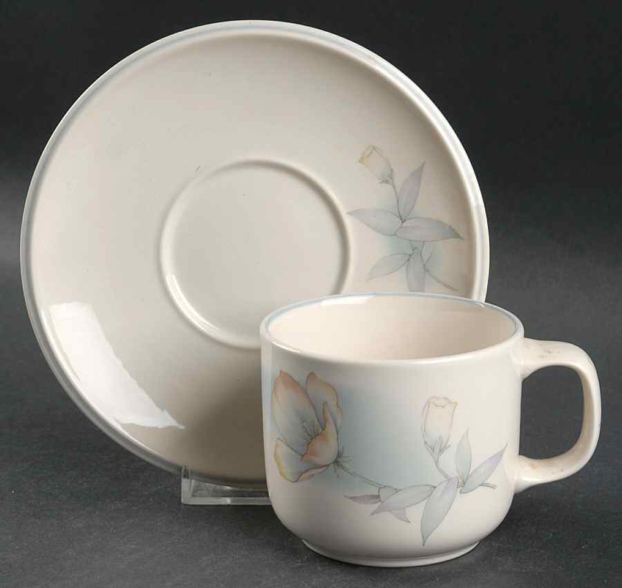 Together Flat Cup & Saucer Set by Noritake-1
