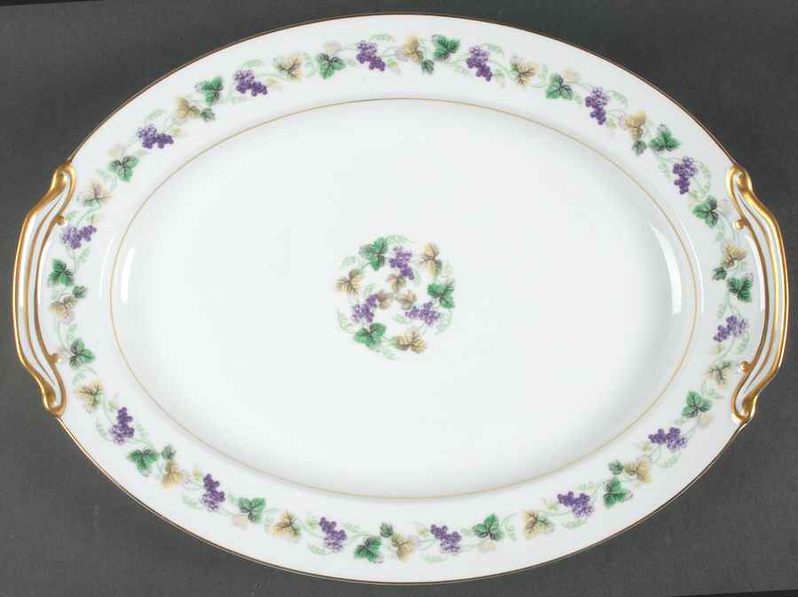 Tokay 16" Oval Serving Platter by Noritake-1