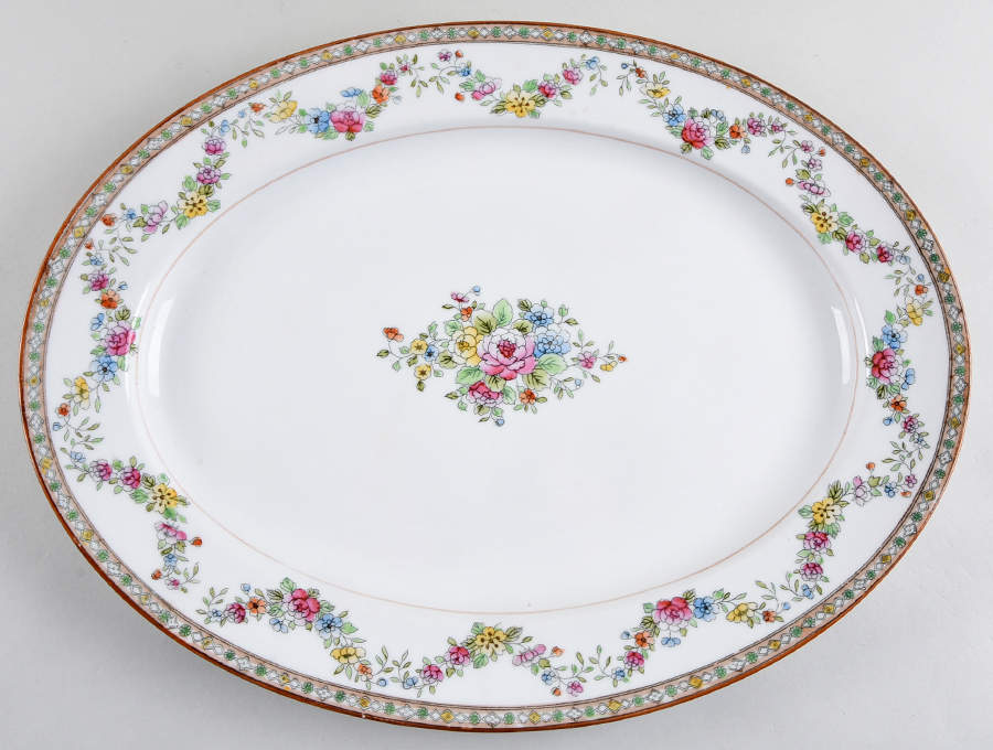 Tokio 16" Oval Serving Platter by Noritake-1