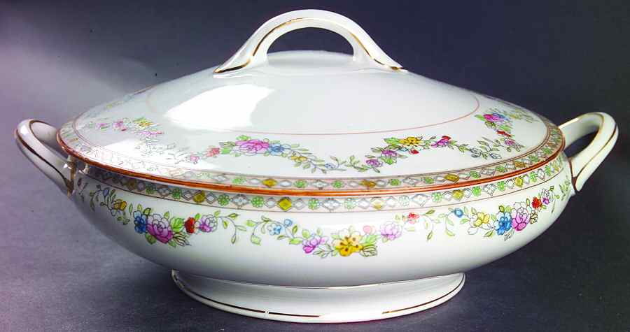 Tokio Round Covered Vegetable by Noritake-1