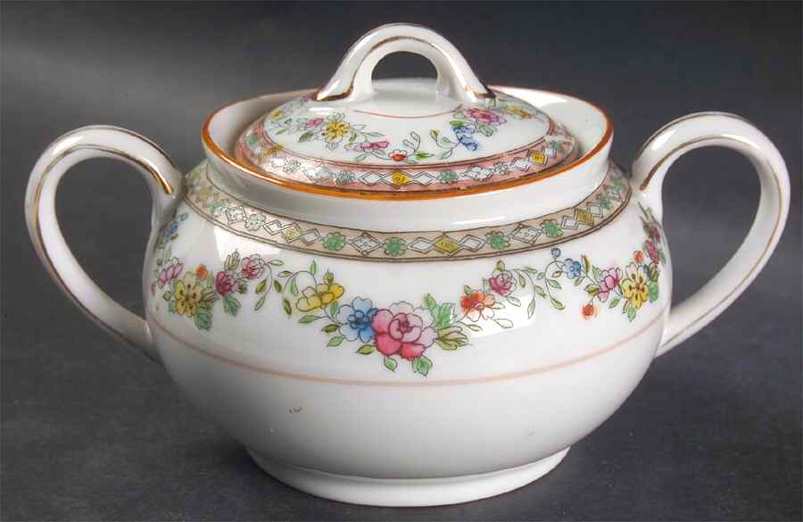 Tokio Sugar Bowl & Lid by Noritake-1