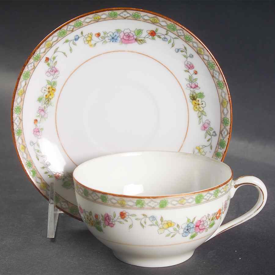 Tokio Flat Cup & Saucer Set by Noritake-1