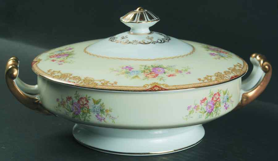 Topaze Round Covered Vegetable by Noritake-1