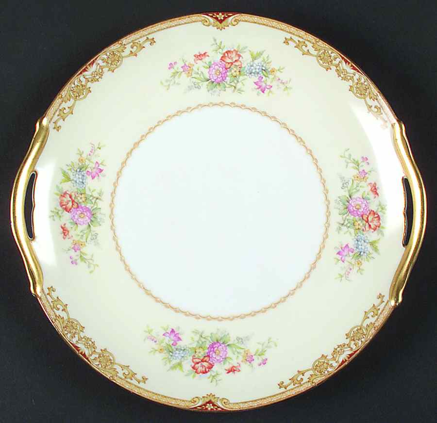Topaze Handled Cake Plate by Noritake-1