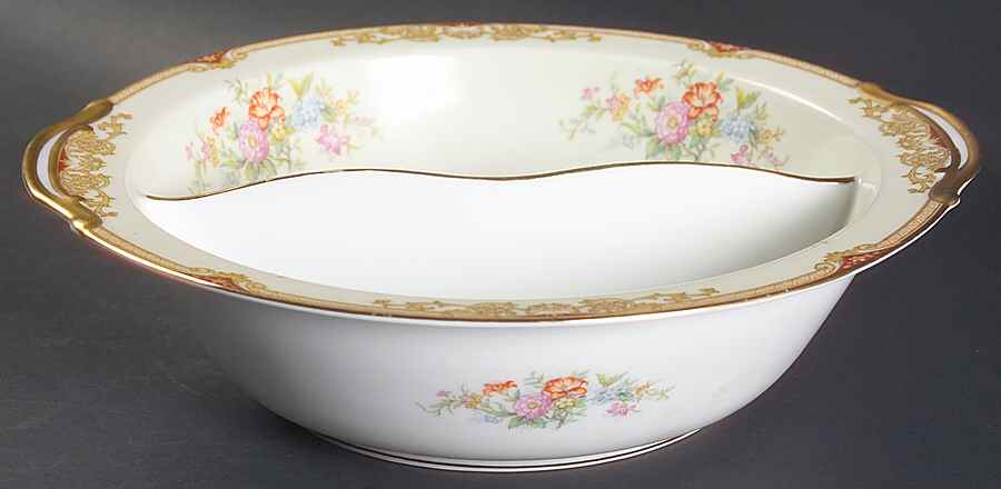 Topaze 10" Round Divided Vegetable Bowl by Noritake-1