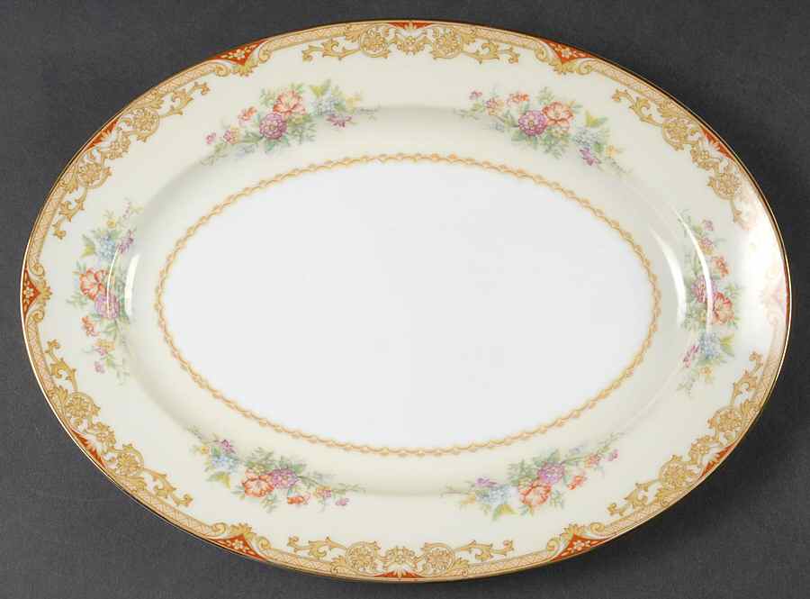 Topaze 11" Oval Serving Platter by Noritake-1