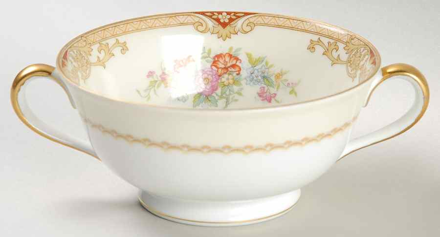 Topaze Footed Cream Soup Bowl by Noritake-1