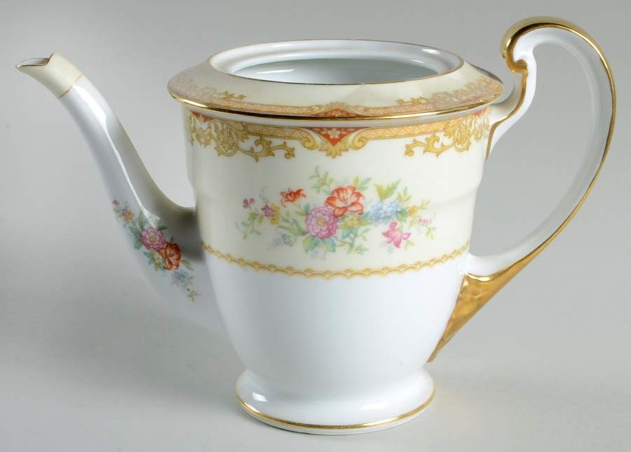 Topaze Teapot No Lid by Noritake-1