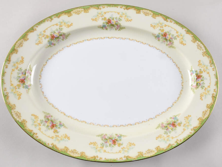 Tosca 16" Oval Serving Platter by Noritake-1