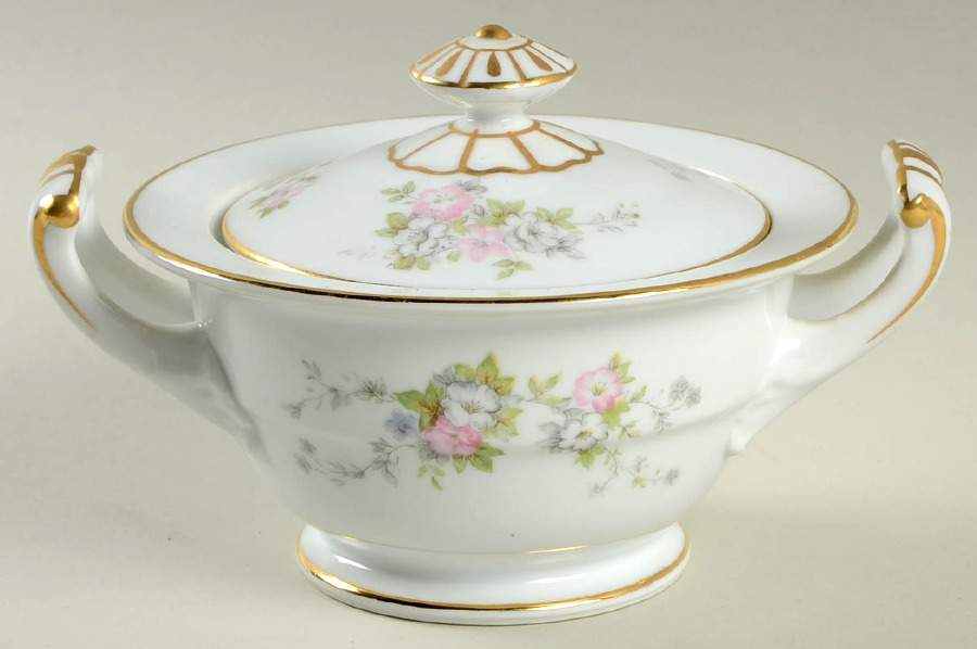 Touraine Sugar Bowl & Lid by Noritake-1