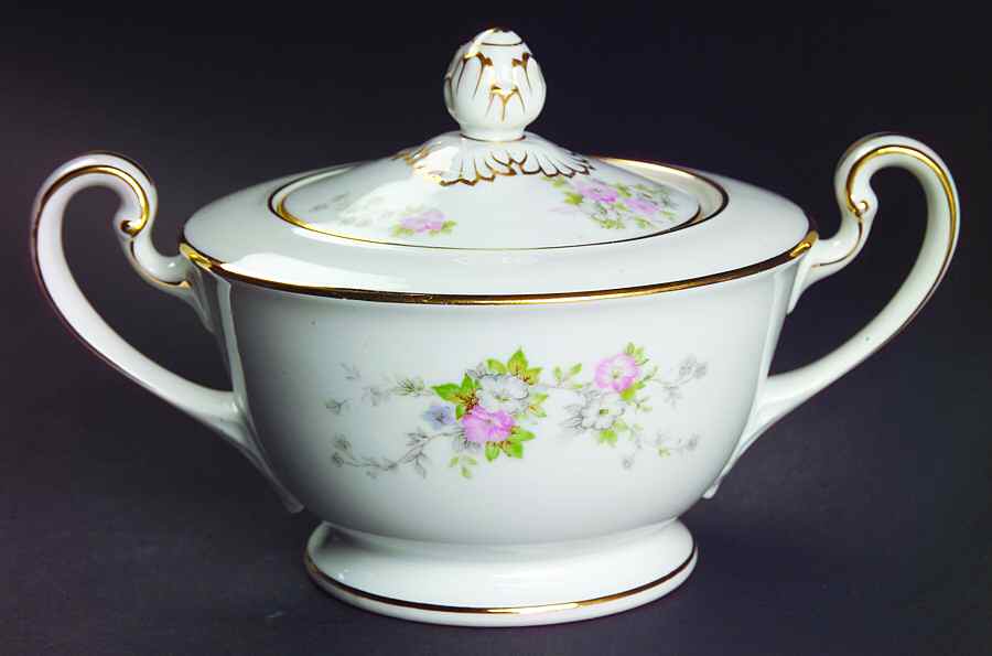 Touraine Sugar Bowl & Lid by Noritake-1