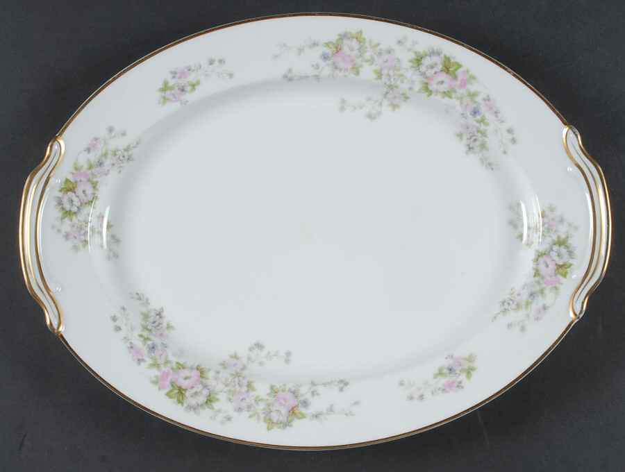 Touraine 14" Oval Serving Platter by Noritake-1