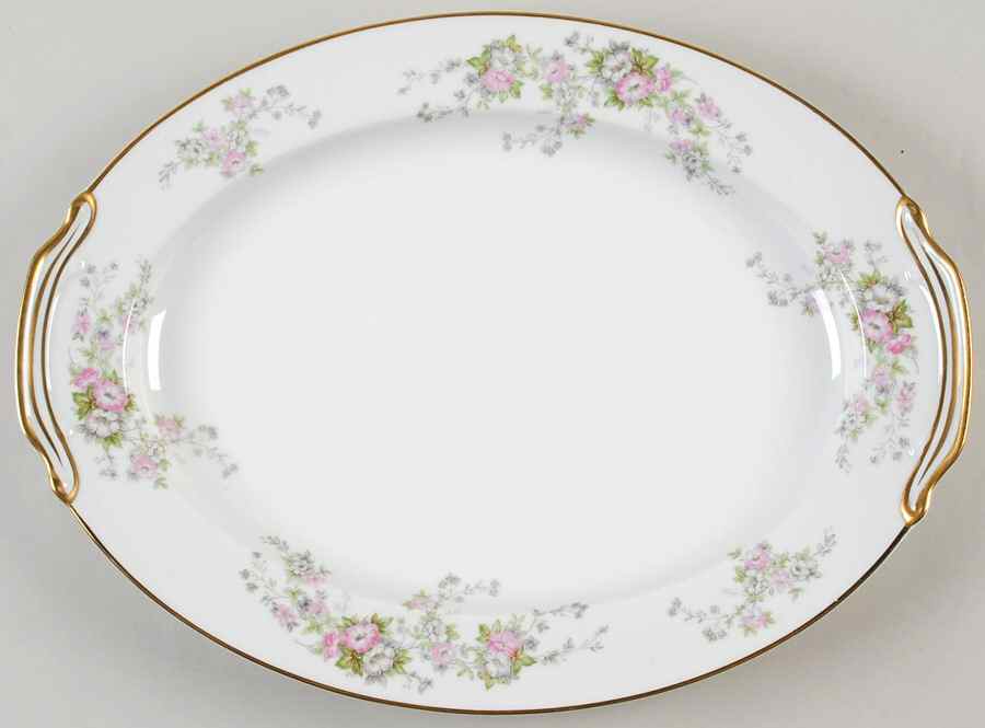Touraine 16" Oval Serving Platter by Noritake-1