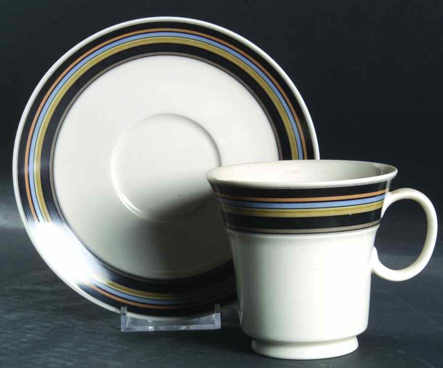 Tourmaline Footed Cup & Saucer Set by Noritake-1