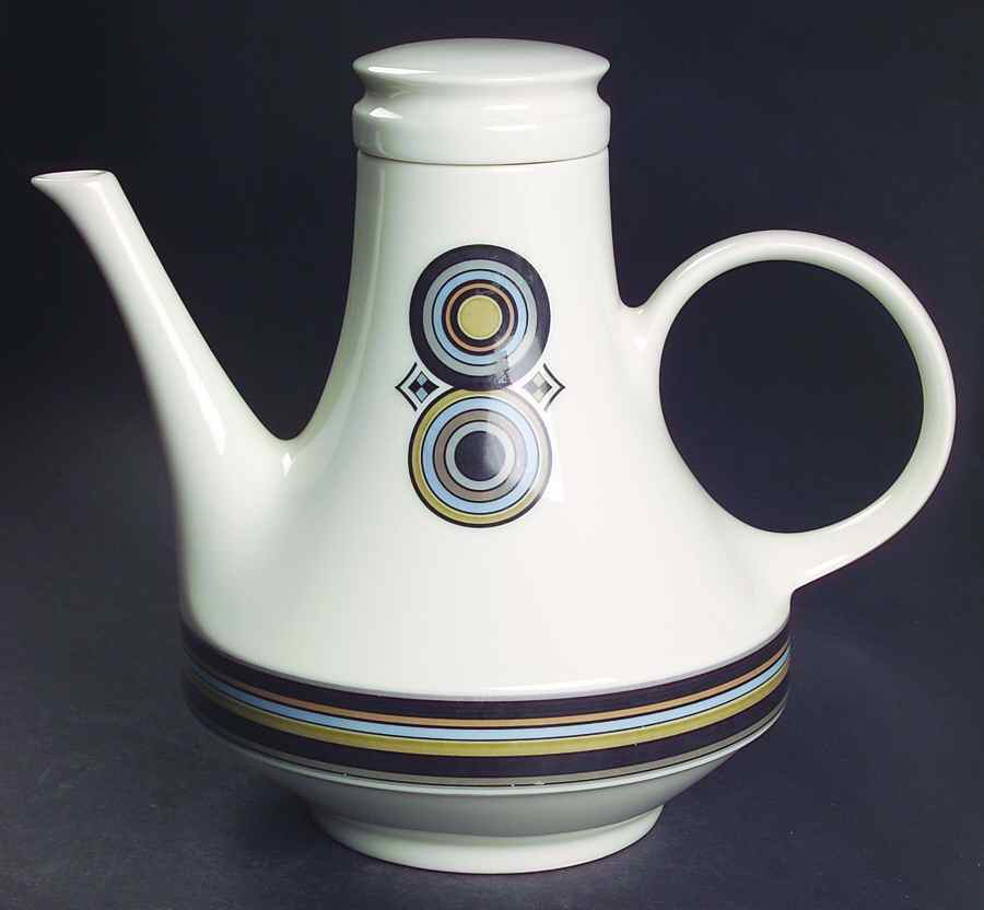 Tourmaline Coffee Pot & Lid by Noritake-1