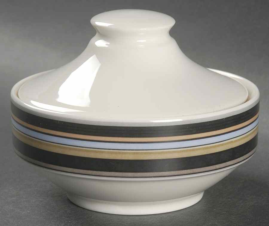 Tourmaline Sugar Bowl & Lid by Noritake-1
