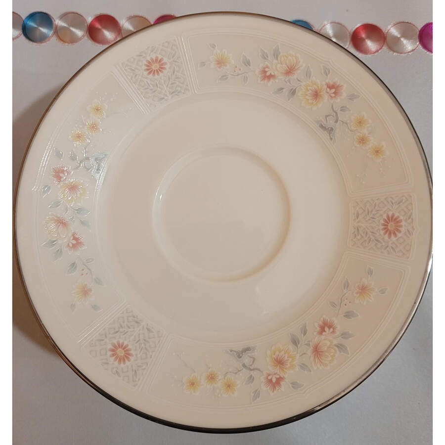 Tracery Saucer by Noritake-1