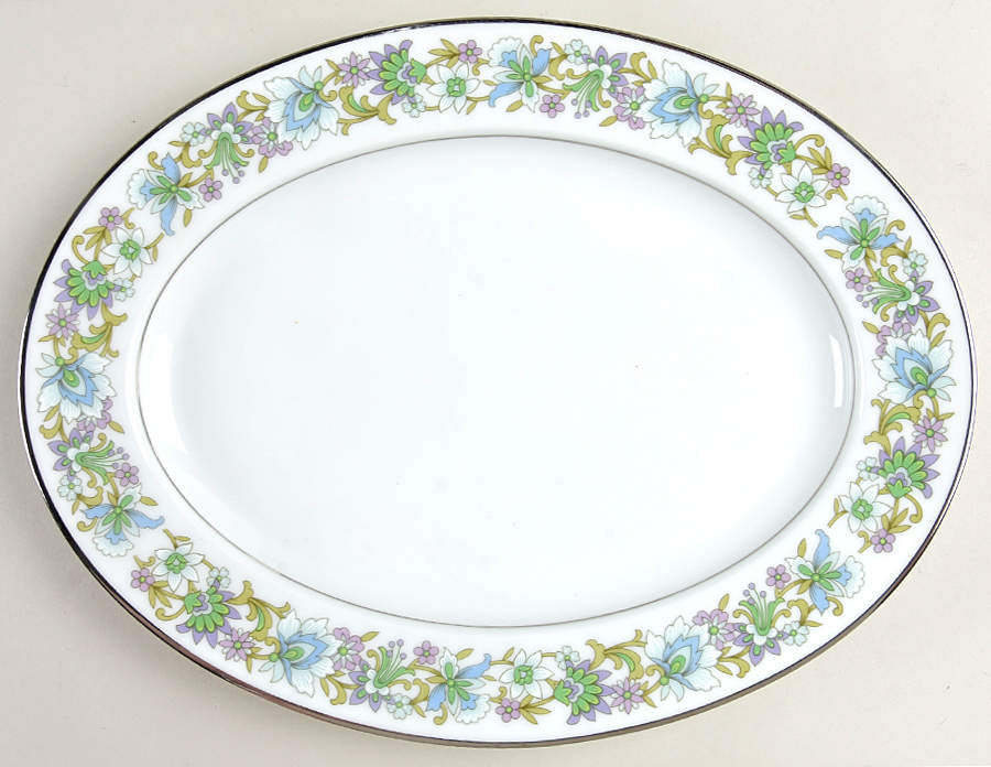 Tradition 11" Oval Serving Platter by Noritake-1