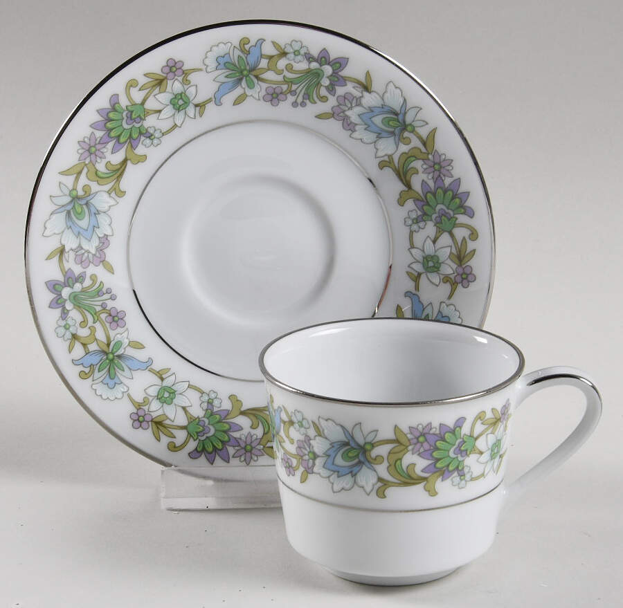 Tradition Footed Demitasse Cup & Saucer Set by Noritake-1