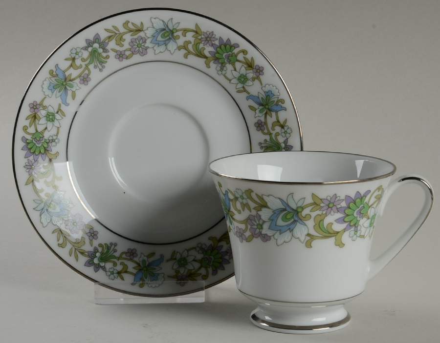Tradition Footed Cup & Saucer Set by Noritake-1