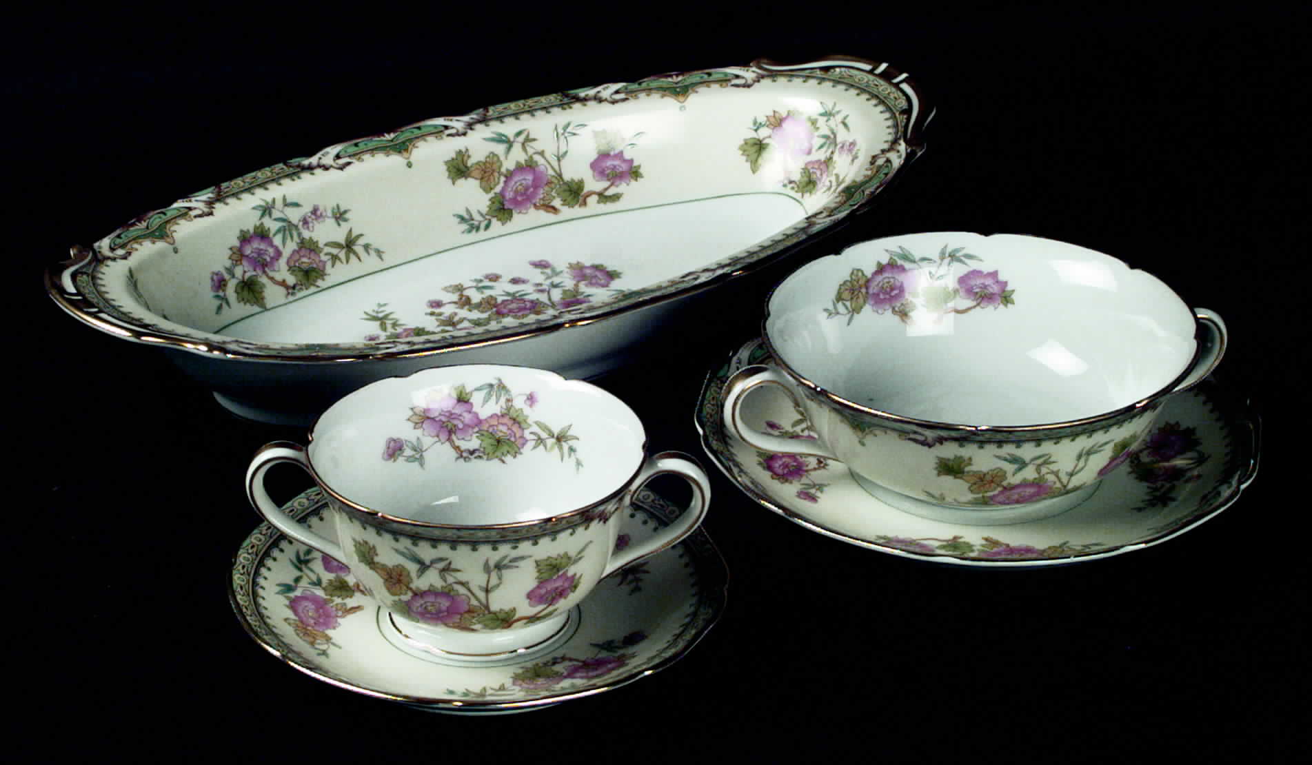 Tremont (86195) Footed Bouillon Cup & Saucer by Noritake-1