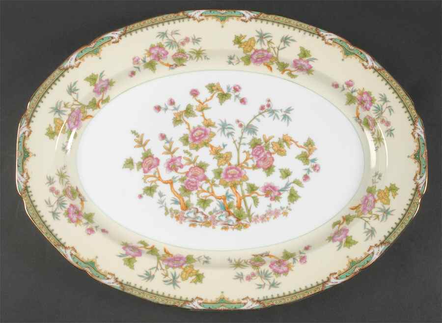 Tremont (86195) 16" Oval Serving Platter by Noritake-1