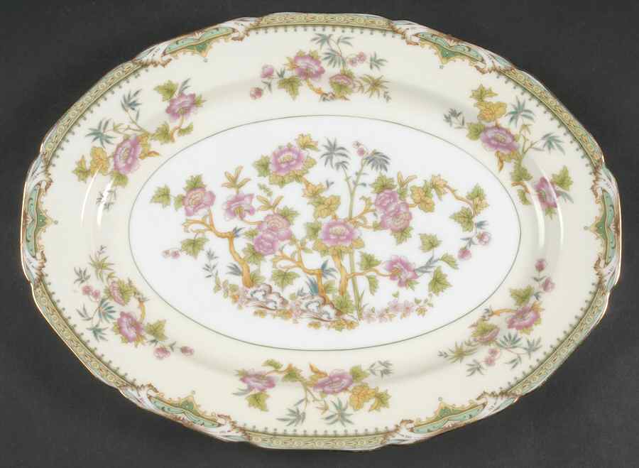Tremont (86195) 13" Oval Serving Platter by Noritake-1