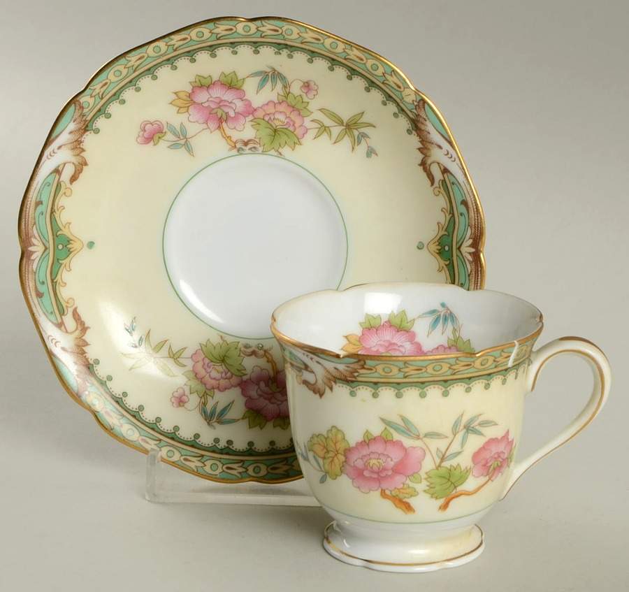 Tremont (86195) Footed Demitasse Cup & Saucer Set by Noritake-1