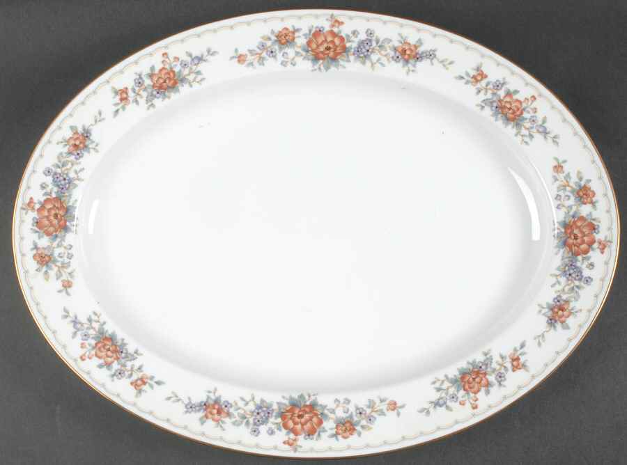 Tremont (3081) 16" Oval Serving Platter by Noritake-1