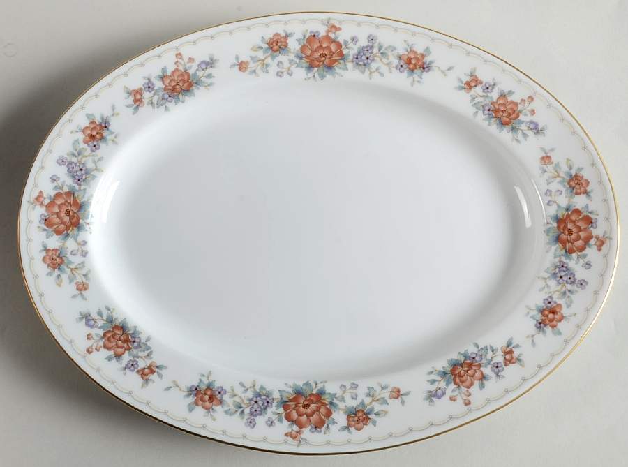 Tremont (3081) 11" Oval Serving Platter by Noritake-1