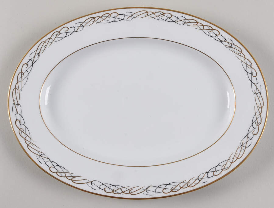 Trent 12" Oval Serving Platter by Noritake-1