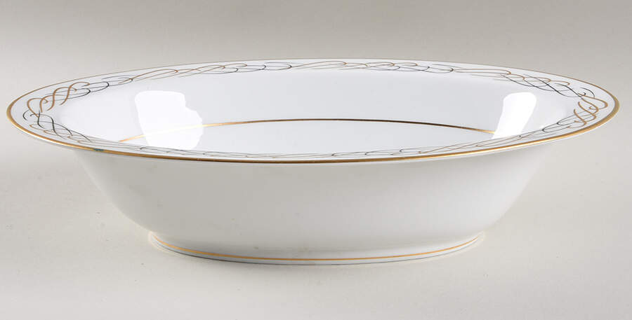 Trent 10" Oval Vegetable Bowl by Noritake-1