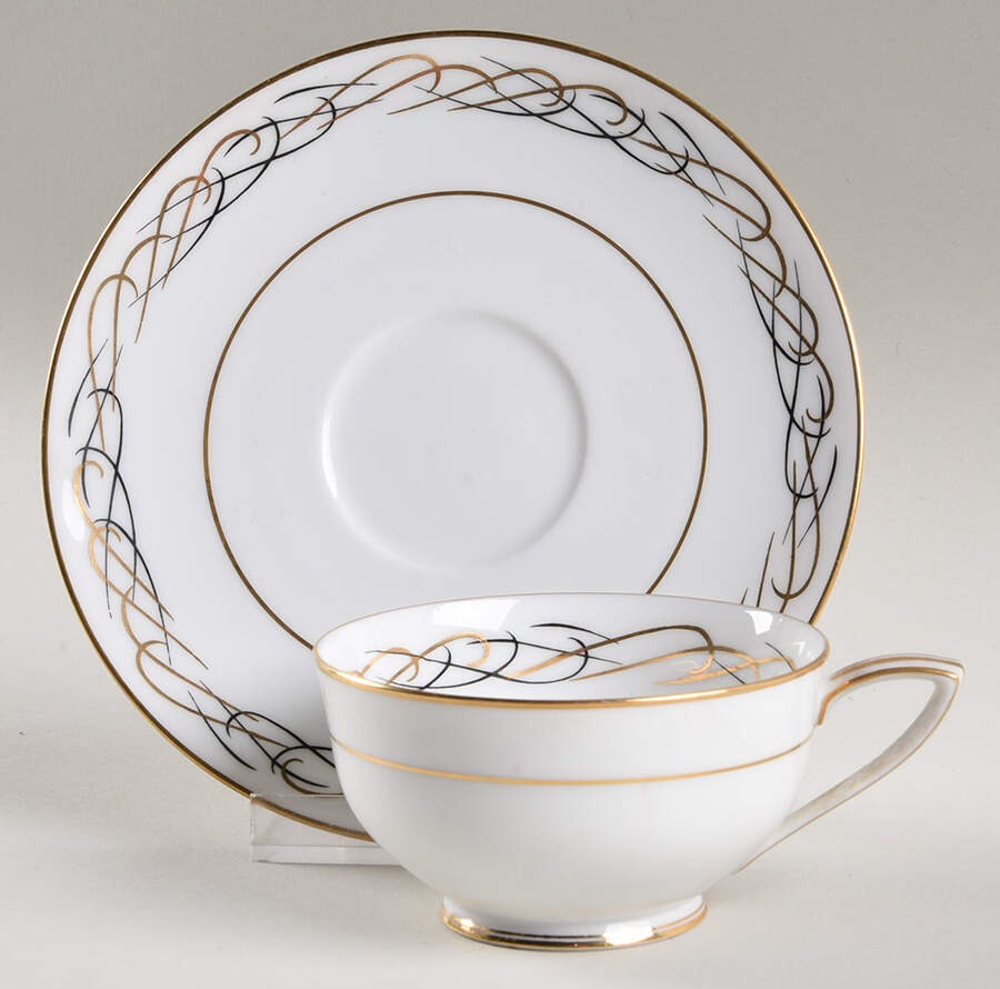 Trent Footed Demitasse Cup & Saucer Set by Noritake-1