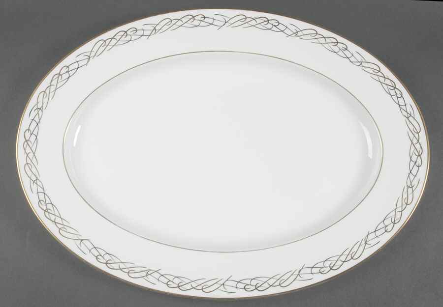 Trent 17" Oval Serving Platter by Noritake-1