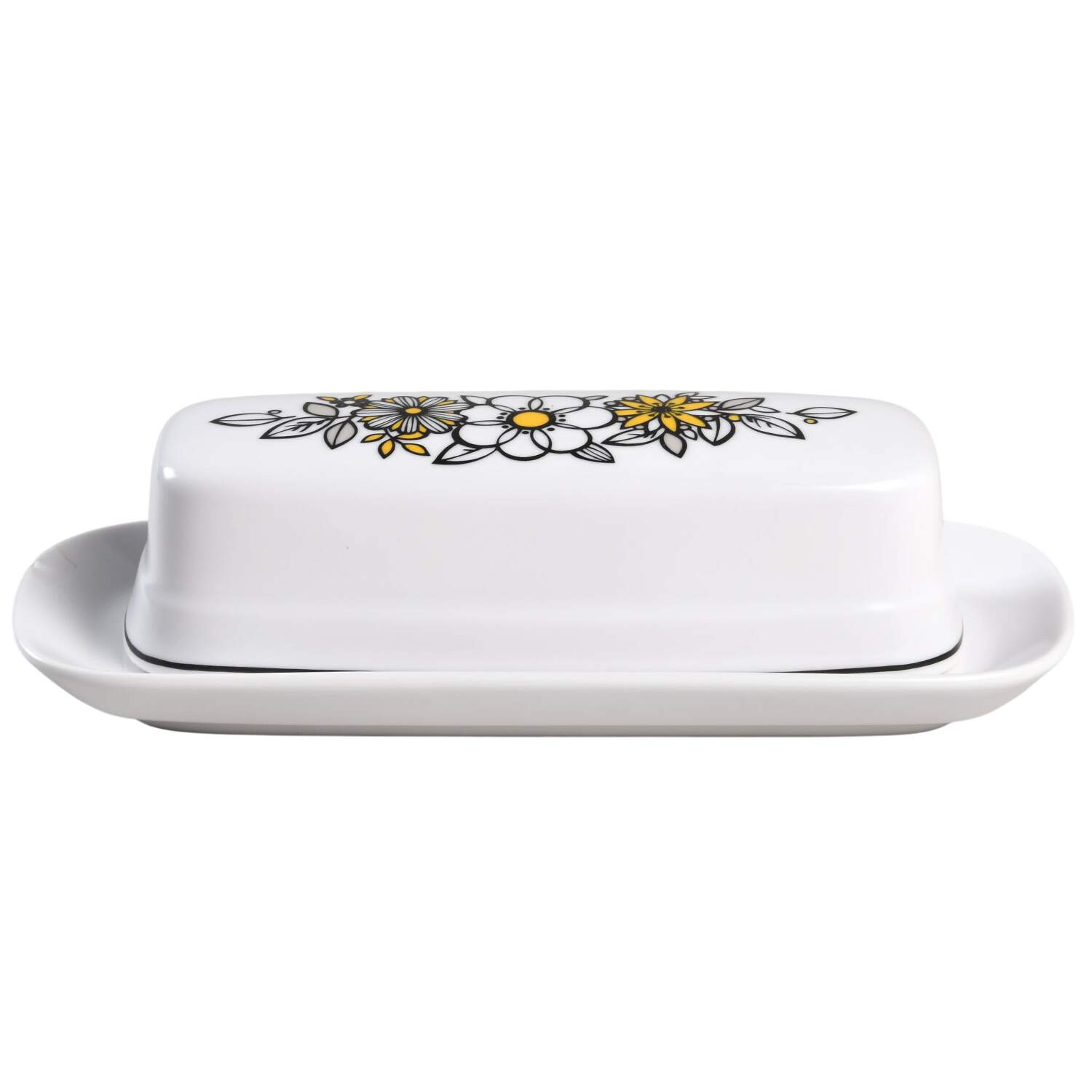 Tressa 1/4 Lb Covered Butter by Noritake-1