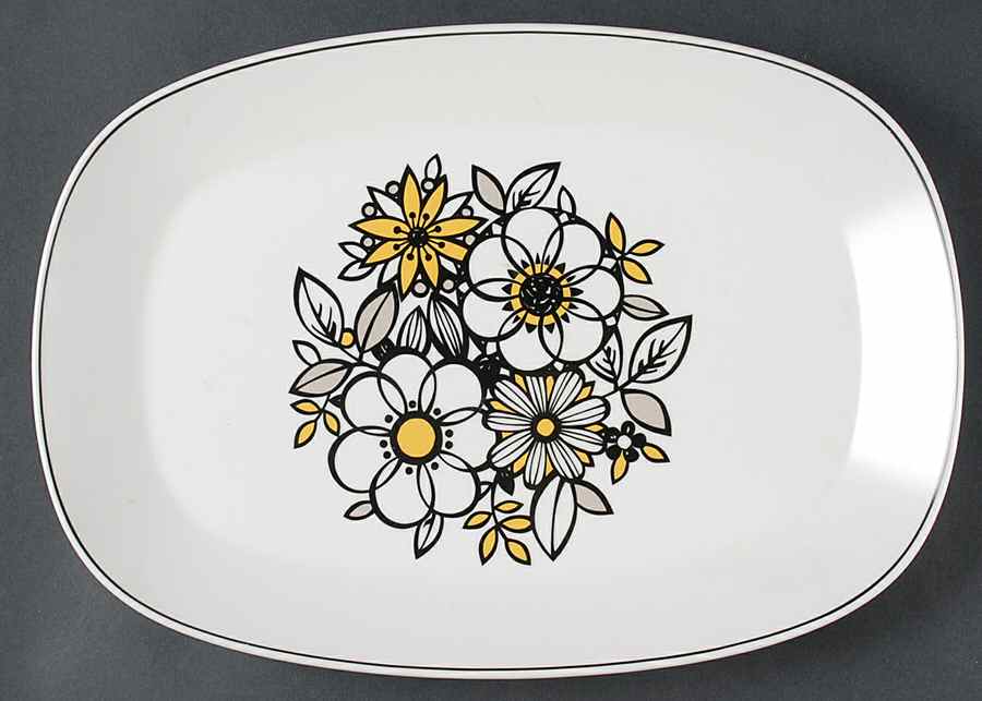 Tressa 13" Oval Serving Platter by Noritake-1
