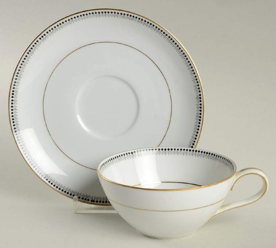 Trevor Flat Cup & Saucer Set by Noritake-1
