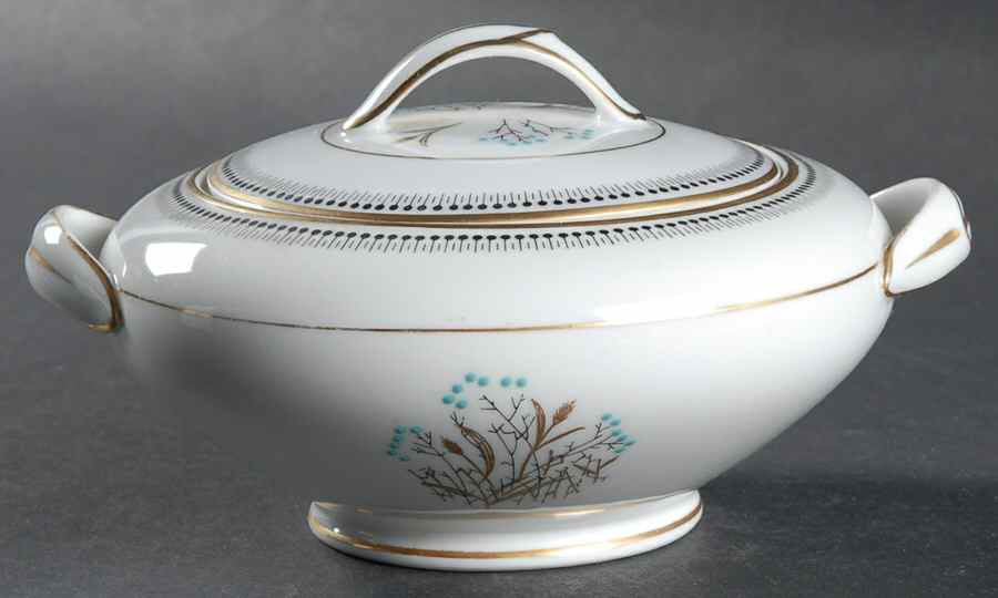 Trevor Sugar Bowl & Lid by Noritake-1