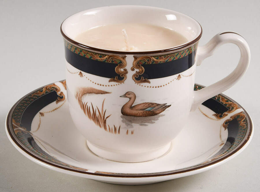 Tranquil Glen Scented Cup & Saucer Candle-Ocean  HC by Noritake-1