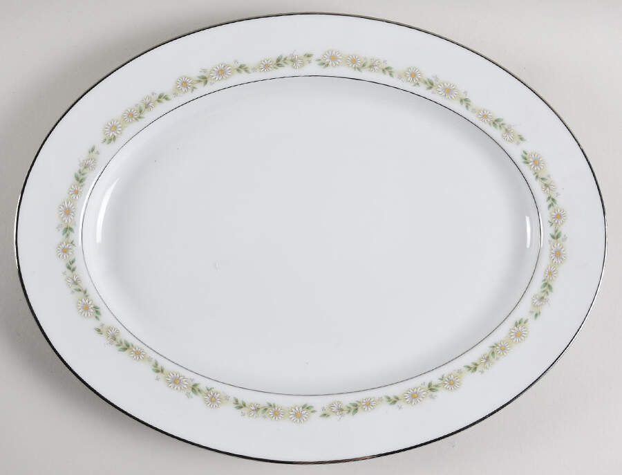 Trilby 13" Oval Serving Platter by Noritake-1