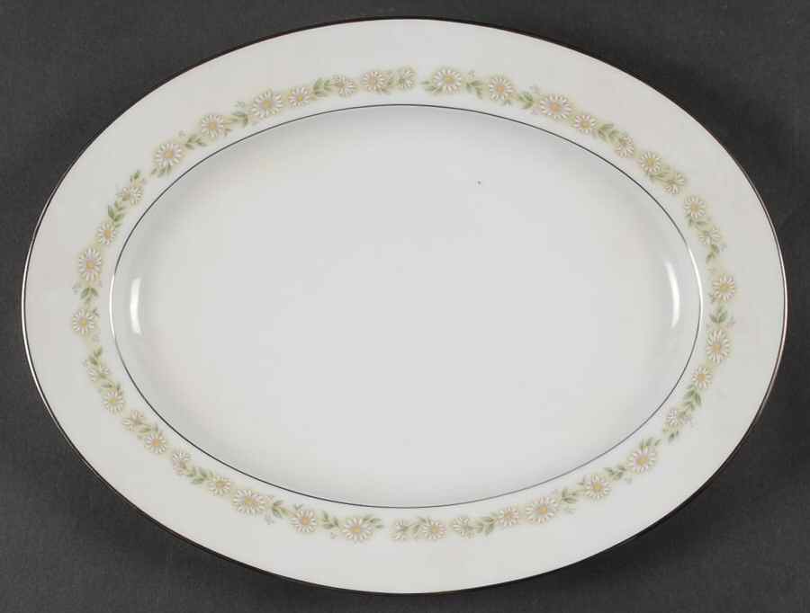 Trilby 11" Oval Serving Platter by Noritake-1