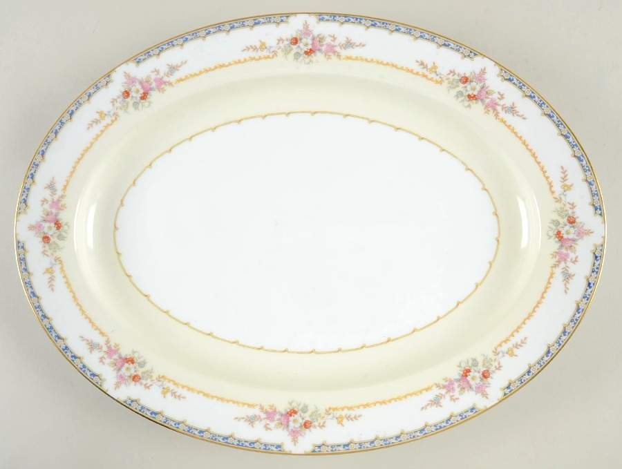 Trianon 16" Oval Serving Platter by Noritake-1
