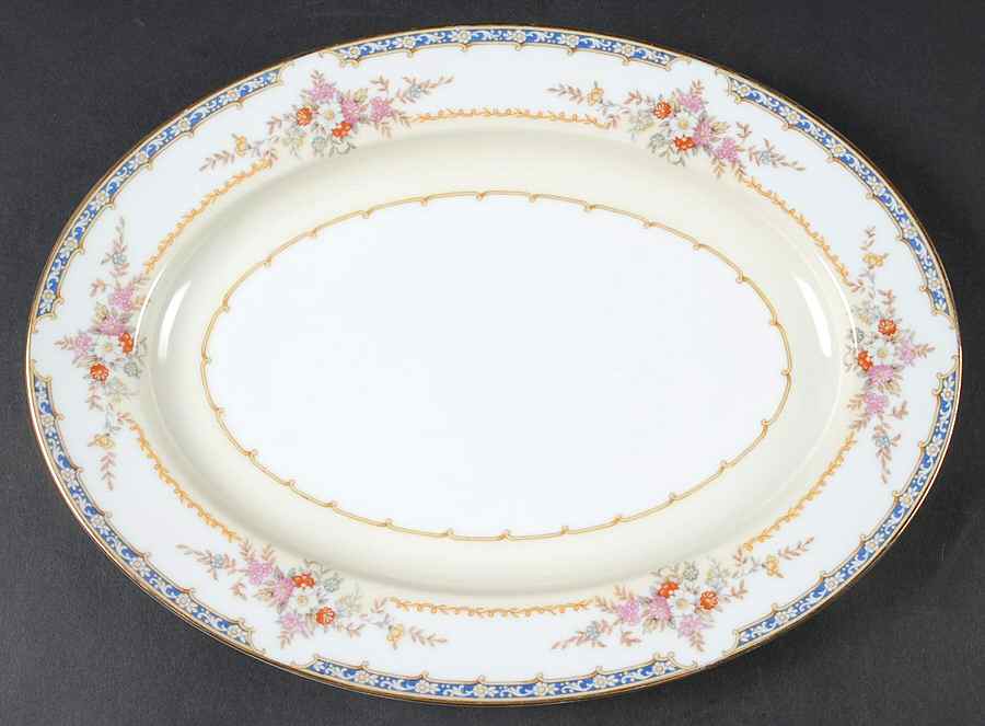 Trianon 11" Oval Serving Platter by Noritake-1