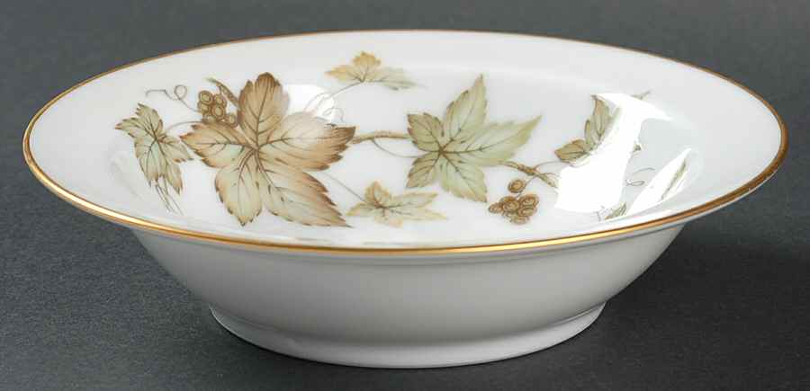 Trailing Ivy Rim Fruit/Dessert (Sauce) Bowl by Noritake-1